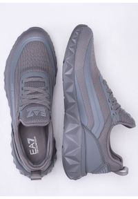 Sneakersy męskie szare EA7 Emporio Armani X8X106 XK262 Q749. Okazja: do pracy, na spacer, na co dzień. Kolor: szary. Sport: turystyka piesza