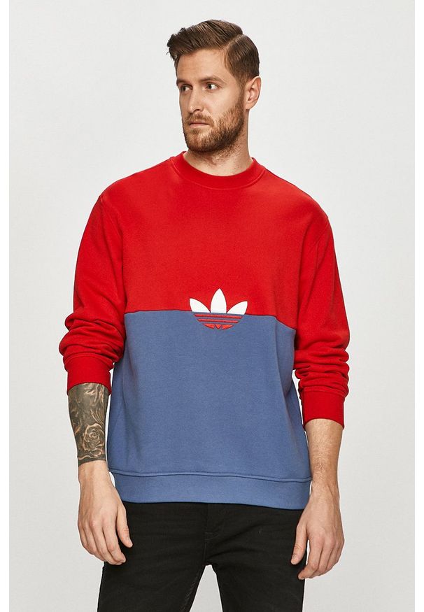adidas Originals - Bluza. Kolor: czerwony