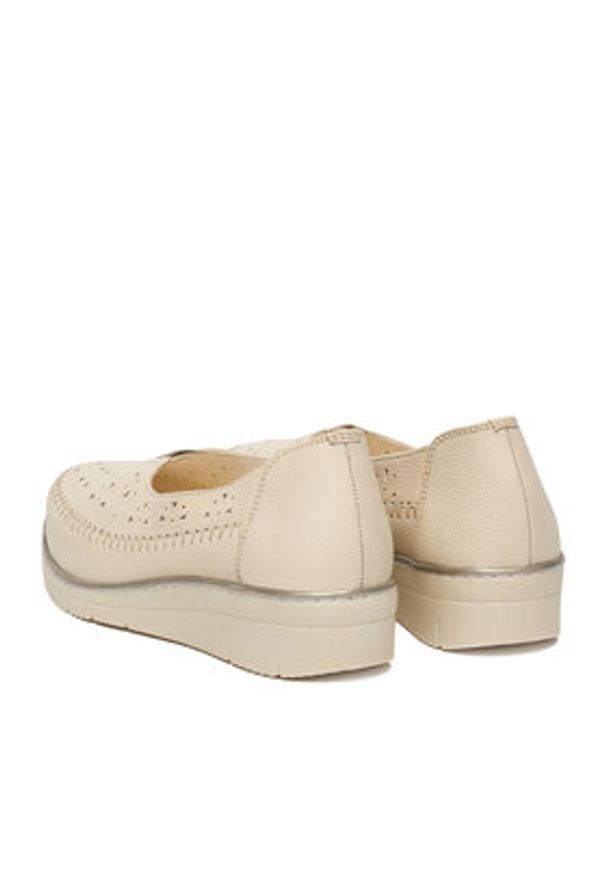 Go Soft Półbuty CEO-WI23-REBECA-23 Beżowy. Kolor: beżowy. Materiał: skóra