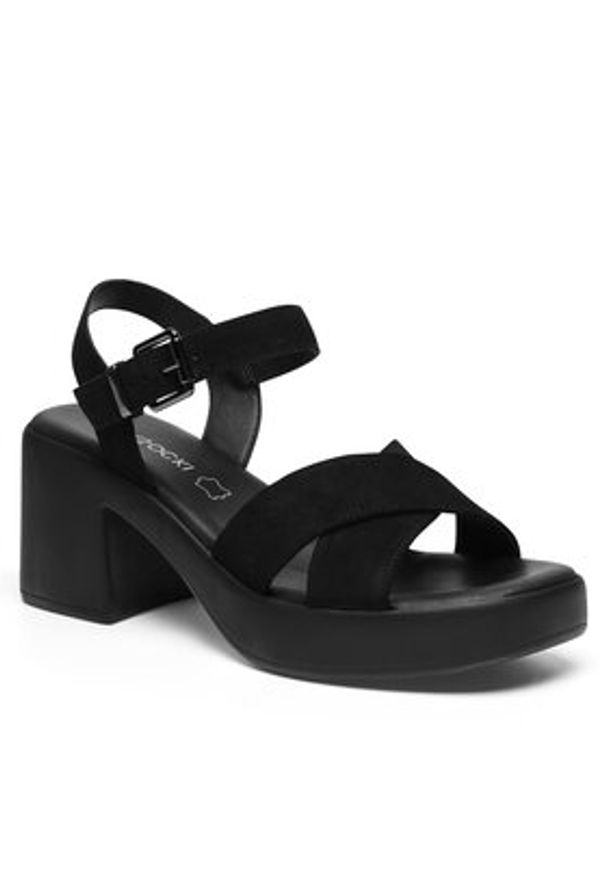 Lasocki Sandały WI16-MIKS-02 Czarny. Kolor: czarny. Materiał: skóra, zamsz