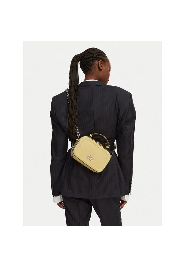 Karl Lagerfeld - Torebka KARL LAGERFELD. Kolor: żółty