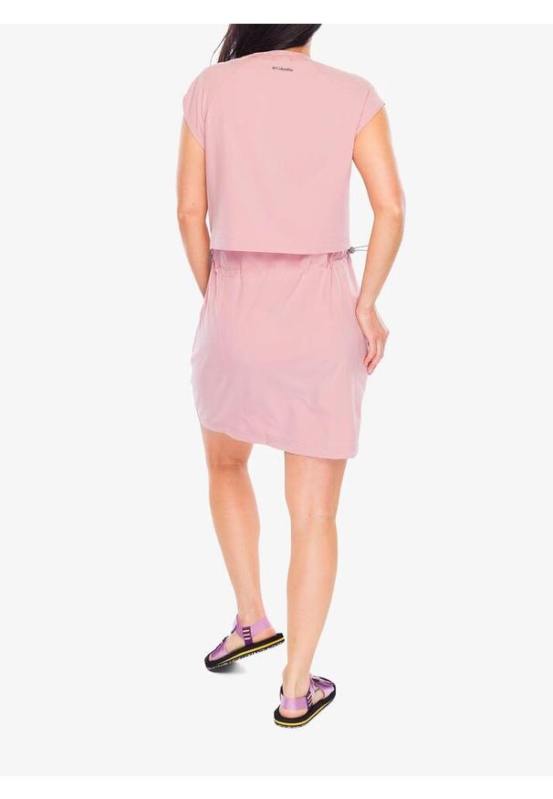 columbia - Sukienka turystyczna Columbia Boundless Beauty Dress II. Kolor: różowy. Sport: turystyka piesza
