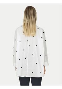 only - ONLY Koszula 15283743 Biały Box Fit. Kolor: biały. Materiał: bawełna #4