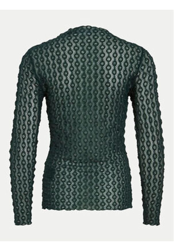 Vila Bluzka Messan 14099018 Zielony Slim Fit. Kolor: zielony. Materiał: syntetyk
