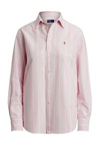Polo Ralph Lauren Koszula 211970739502 Różowy Relaxed Fit. Typ kołnierza: polo. Kolor: różowy. Materiał: bawełna #5