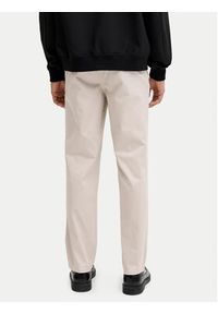 Jack & Jones Chinosy Lie Vance 12292970 Écru Regular Fit. Kolor: kremowy. Materiał: bawełna #2