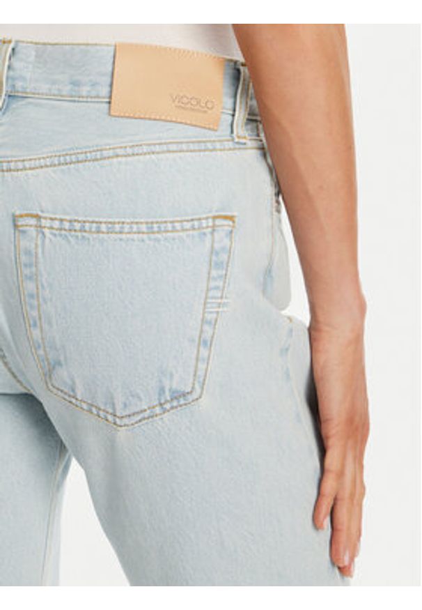 ViCOLO Jeansy DD5213 Błękitny Relaxed Fit. Kolor: niebieski