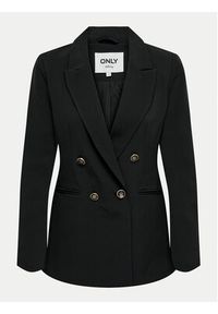 only - ONLY Marynarka Astrid 15294709 Czarny Slim Fit. Kolor: czarny. Materiał: syntetyk #3