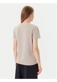 Guess T-Shirt V5YI13 J1314 Beżowy Regular Fit. Kolor: beżowy. Materiał: bawełna #4