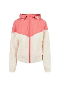 Urban Classics - Wiatrówka Damska Arrow. Kolor: biały, różowy, wielokolorowy. Sport: turystyka piesza #1