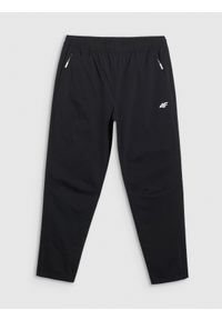 4f - 4F Spodnie casual męskie - czarne XL. Kolor: czarny