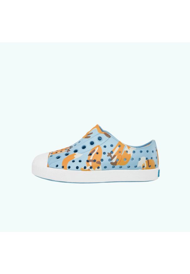 Native Shoes - Buty miejskie dziecięce NATIVE JEFFERSON PRINT CHILD. Kolor: niebieski. Wzór: nadruk. Sport: turystyka piesza