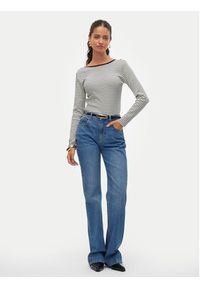 Vero Moda Bluzka Chloe 10314406 Biały Slim Fit. Kolor: biały. Materiał: bawełna #6