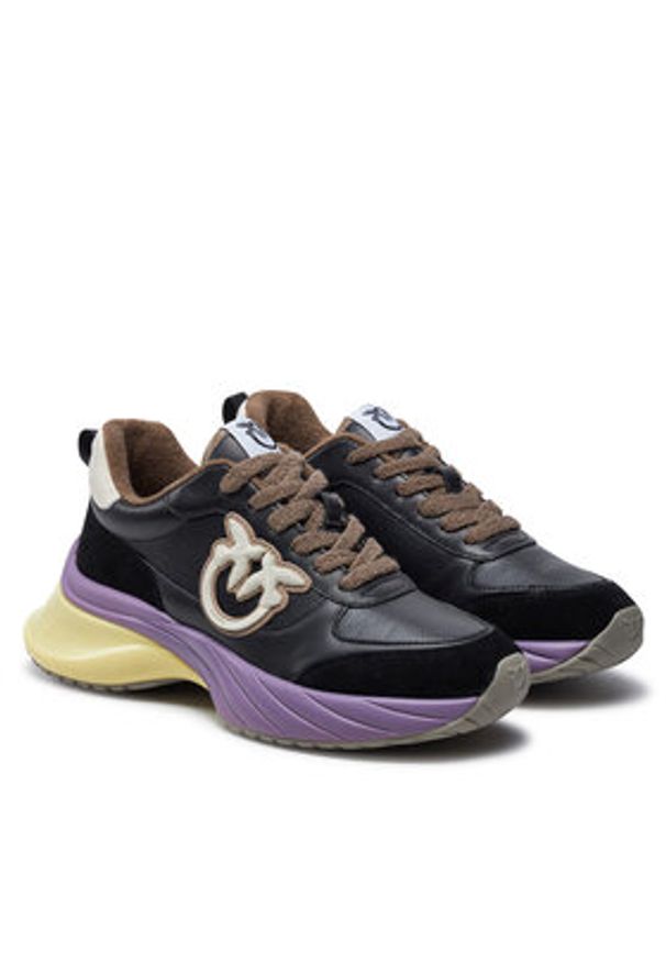 Pinko - PINKO Sneakersy Ariel 04 SS0029 P052 Czarny. Kolor: czarny. Materiał: skóra