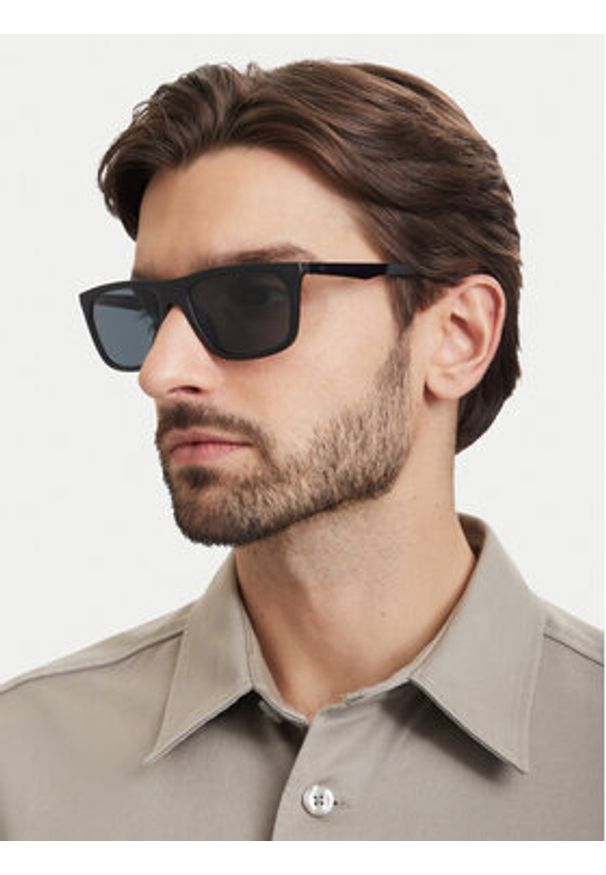 Emporio Armani Okulary przeciwsłoneczne 0EA4272U 637387 Czarny. Kolor: czarny