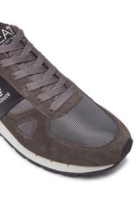 EA7 Emporio Armani Sneakersy X8X151 XK354 T995 Brązowy. Kolor: brązowy. Materiał: zamsz, skóra #5