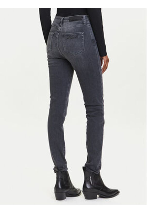 Karl Lagerfeld - KARL LAGERFELD Jeansy A3W10016 Szary Skinny Fit. Kolor: szary