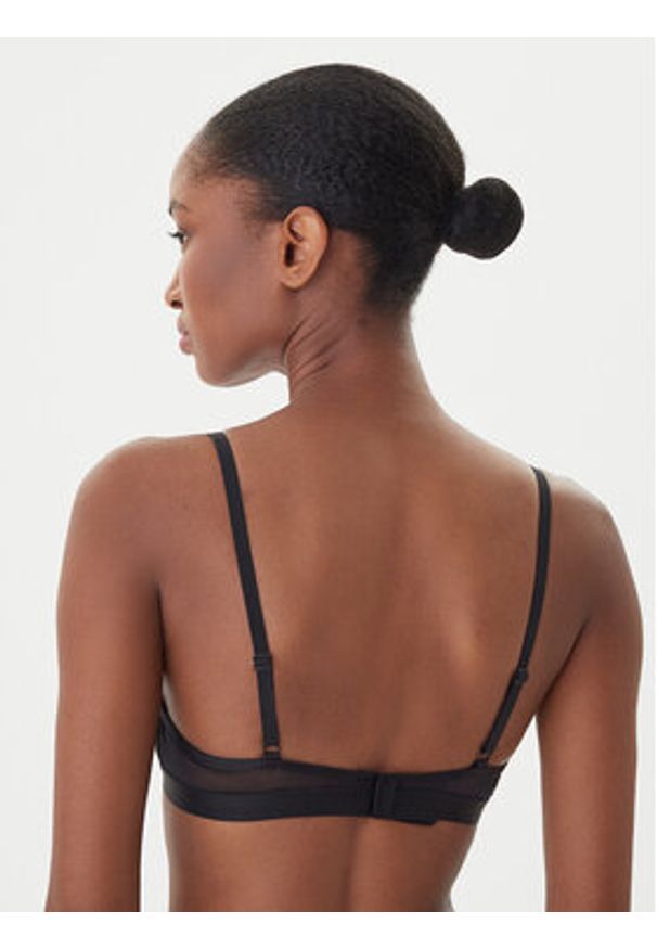 Hugo - HUGO Biustonosz braletka Plisse 50549909 Srebrny. Kolor: srebrny. Materiał: syntetyk