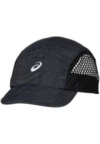 Asics - Czapka dla dorosłych ASICS Fujitrail Cap. Kolor: czarny. Materiał: poliamid, poliester, elastan