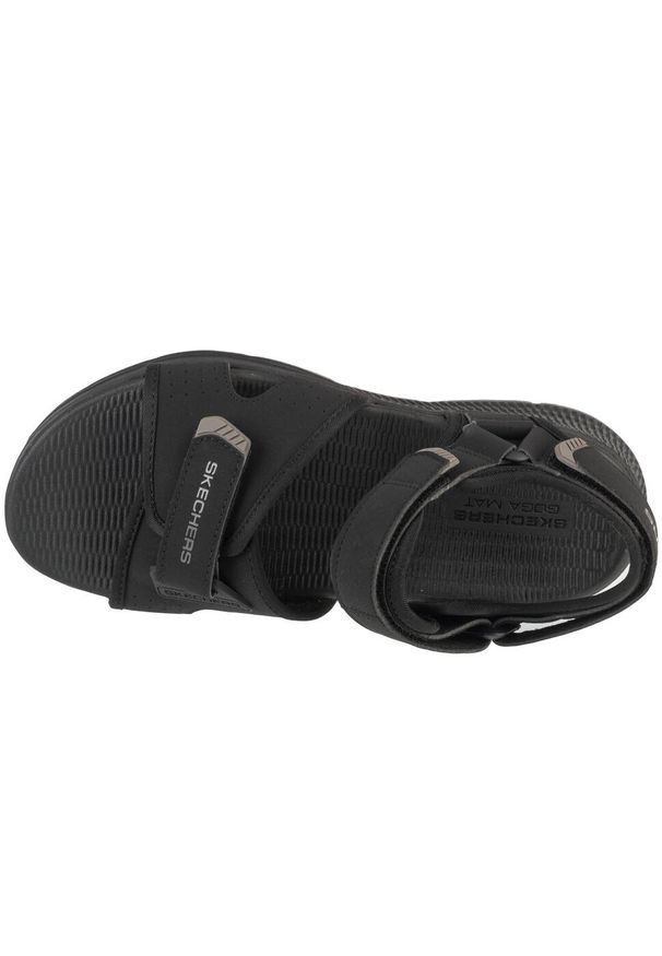 skechers - Sandały męskie, Go Consistent Sandal - Tributary. Kolor: czarny. Sezon: lato