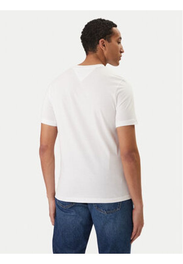 TOMMY HILFIGER - Tommy Hilfiger T-Shirt Brand Love Box MW0MW42366 Biały Regular Fit. Kolor: biały. Materiał: bawełna