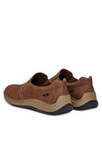 Rieker Półbuty 05286-24 Brązowy. Kolor: brązowy. Materiał: nubuk, skóra #3