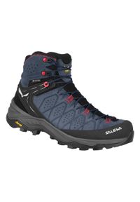 Damskie buty trekkingowe Salewa Trainer 2 Mid GTX. Wysokość cholewki: za kostkę. Zapięcie: sznurówki. Kolor: szary, niebieski, wielokolorowy. Materiał: materiał, syntetyk, zamsz. Szerokość cholewki: normalna. Sezon: zima. Sport: turystyka piesza #2