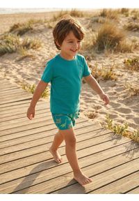 Sinsay - Kąpielówki w dinozaury z elementami 3D - turkusowy. Kolor: turkusowy #1