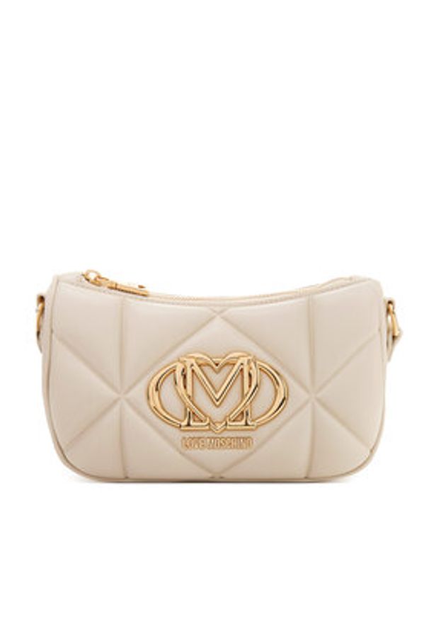 Love Moschino - LOVE MOSCHINO Torebka JC4083PP1NLC0110 Beżowy. Kolor: beżowy. Materiał: skórzane