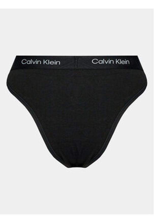 Calvin Klein Underwear Figi brazylijskie High Waist Brazilian 000QF7223E Czarny. Stan: podwyższony. Kolor: czarny. Materiał: bawełna
