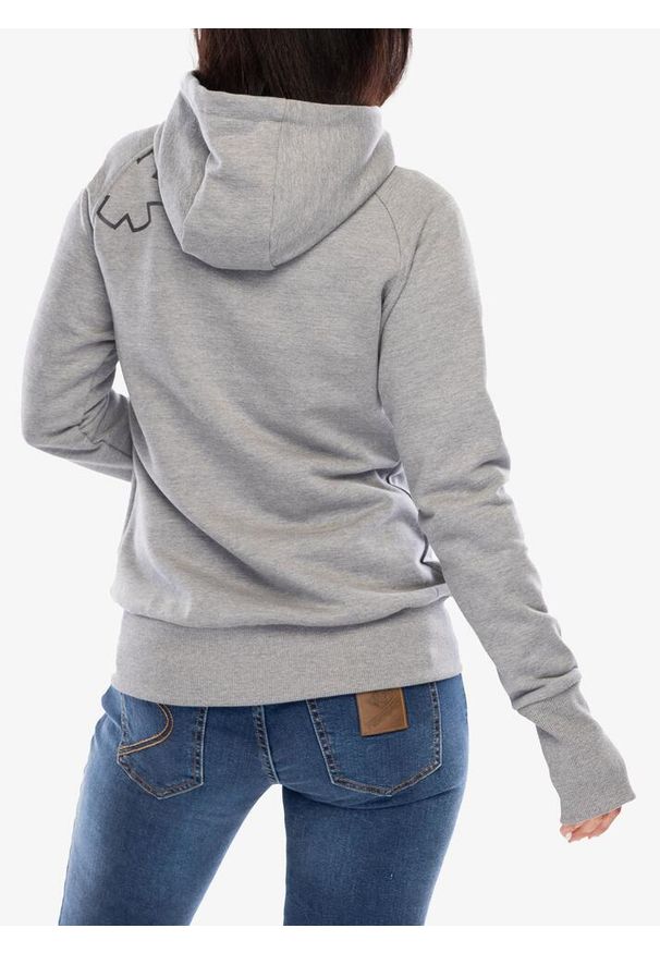 OCUN - Bluza rozpinana damska Ocun Hoodie Zipper. Kolor: szary. Materiał: polar. Sport: turystyka piesza