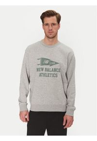 New Balance Bluza MT51929 Szary Regular Fit. Kolor: szary. Materiał: bawełna, syntetyk