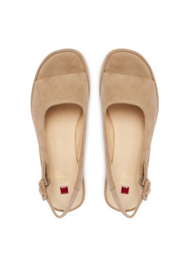 HÖGL Sandały 1-102512 Brązowy. Kolor: brązowy. Materiał: welur, skóra