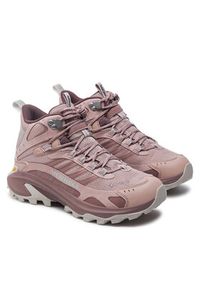 Merrell Trekkingi Moab Speed 2 Mid Gtx GORE-TEX J038230 Różowy. Kolor: różowy. Materiał: materiał