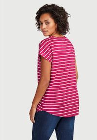 Cellbes - T-shirt w dwupaku 2 sztuki. Kolor: różowy, biały, wielokolorowy. Materiał: jersey. Długość rękawa: krótki rękaw. Długość: krótkie. Wzór: gładki #3