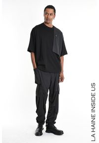 La Haine Inside Us T-Shirt | 3Z M1214 | Mężczyzna | Czarny. Kolor: czarny. Materiał: bawełna. Wzór: aplikacja #7