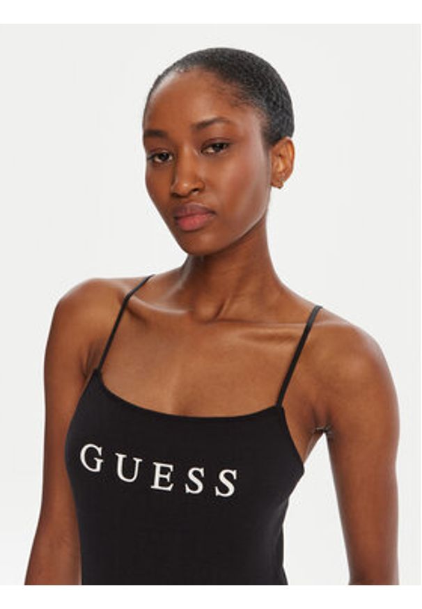 Guess Body O5RM11 KBBU1 Czarny Regular Fit. Kolor: czarny. Materiał: bawełna