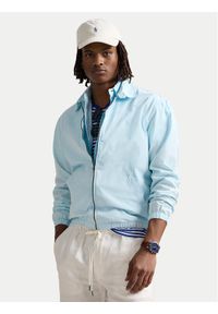 Polo Ralph Lauren Kurtka przejściowa 710961831004 Błękitny Regular Fit. Typ kołnierza: polo. Kolor: niebieski. Materiał: bawełna