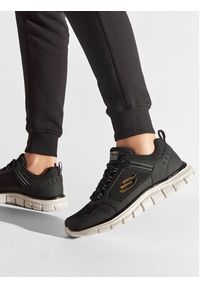 skechers - Skechers Sneakersy Knockhill 232001/BKGD Czarny. Kolor: czarny. Materiał: materiał #6
