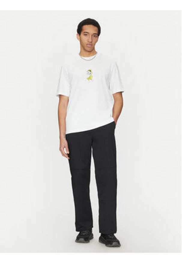 Hugo - HUGO T-Shirt Nutongo 50533391 Biały Regular Fit. Kolor: biały. Materiał: bawełna