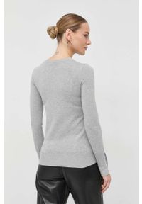 Guess sweter damski kolor szary lekki. Okazja: na co dzień. Kolor: szary. Materiał: materiał, dzianina, wiskoza. Długość rękawa: długi rękaw. Długość: długie. Styl: casual #4