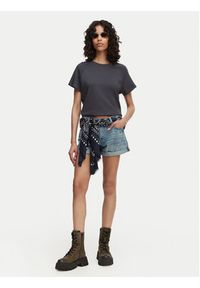 G-Star RAW - G-Star Raw T-Shirt Raglan D24512-D976 Granatowy Regular Fit. Kolor: niebieski. Materiał: bawełna. Długość rękawa: raglanowy rękaw #4