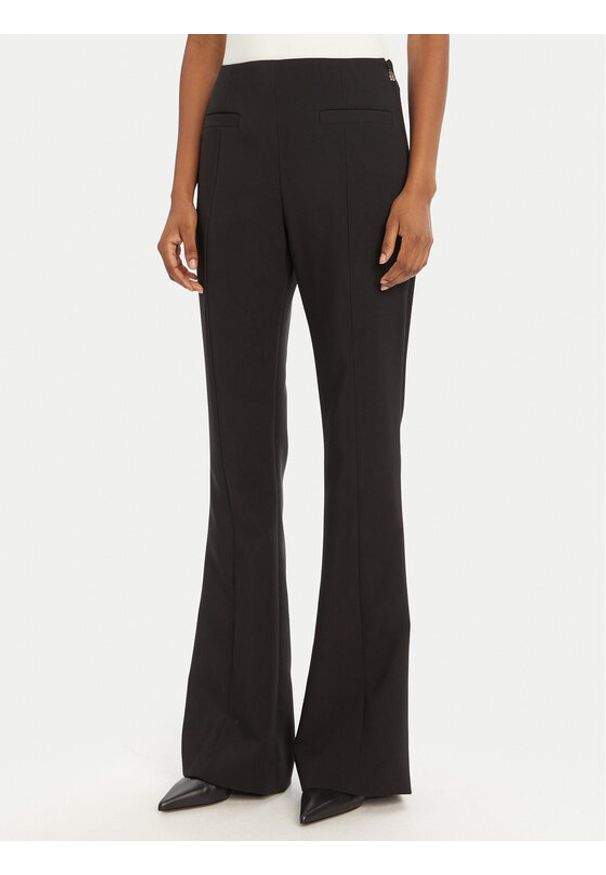 Hugo - HUGO Spodnie materiałowe Halaran 50542674 Czarny Regular Fit. Kolor: czarny. Materiał: syntetyk