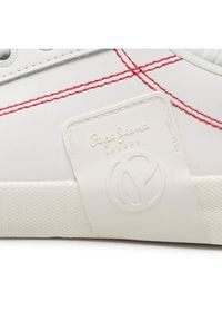 Pepe Jeans Sneakersy Kioto Tech PLS31302 Biały. Kolor: biały. Materiał: skóra