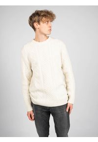 Guess Sweter "C-Neck" | 0BH530 5584ZT | Mężczyzna | Czarny. Okazja: na co dzień. Kolor: czarny. Materiał: wełna, poliamid, kaszmir. Wzór: aplikacja. Styl: casual #4