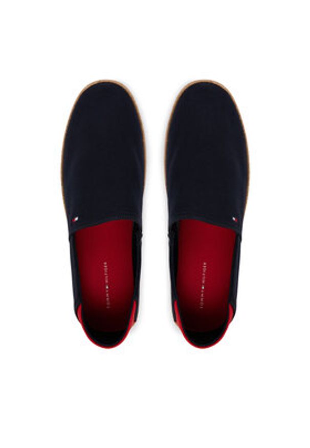 TOMMY HILFIGER - Tommy Hilfiger Espadryle Core Hilfiger Espadrille Textile FM0FM05792 Granatowy. Kolor: niebieski. Materiał: materiał