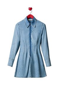 Desigual Sukienka jeansowa Lonan 26SWVD03 Niebieski Slim Fit. Kolor: niebieski. Materiał: lyocell #5