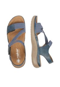 Rieker Sandały CEO-64870-14 Niebieski. Kolor: niebieski. Materiał: skóra #3