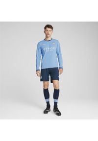 Puma - Męskie szorty Manchester City 24/25 PUMA Marine Blue. Kolor: niebieski. Sport: piłka nożna