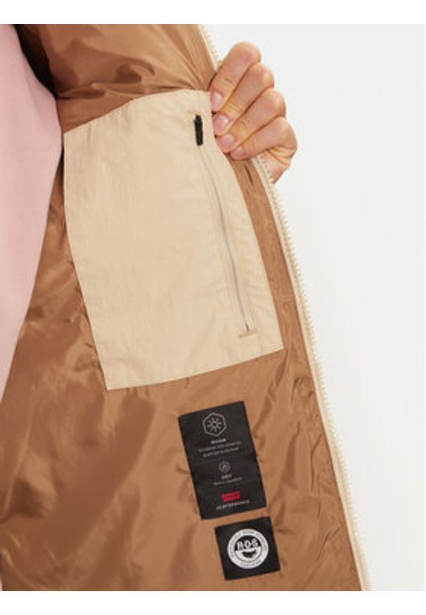 Levi's® Kurtka puchowa Rockridge A8557-0003 Beżowy Regular Fit. Kolor: beżowy. Materiał: syntetyk